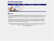 Tablet Screenshot of gcrecruitworks.com